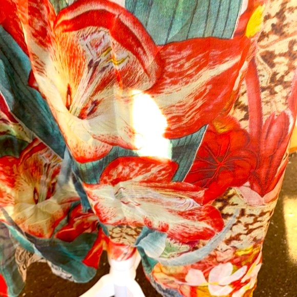 🌹Vintage %100 Silk Dress🌹Delicate & beautiful🌹 - Picture 8 of 16